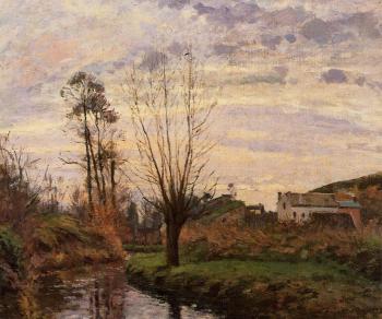卡米耶 畢沙羅 Landscape with Small Stream 卡米耶 畢沙羅 Landscape with Small Stream